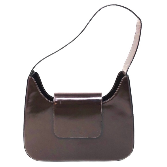 Lancel Handbags - LANCEL Paris dark burgundy structured leather purse, made in Italy